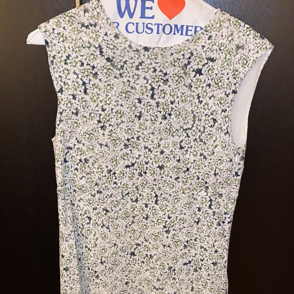 Tory Burch green floral dress perfect for spring and summer
